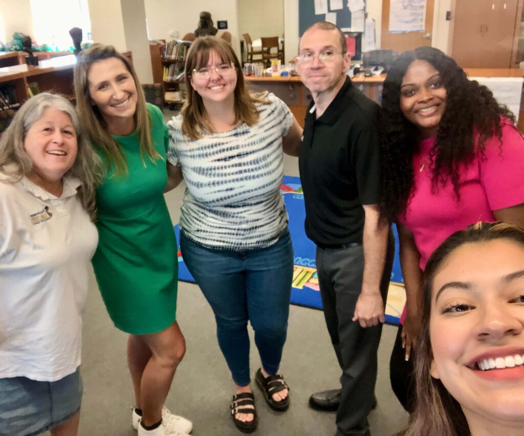 Group of staff smiling